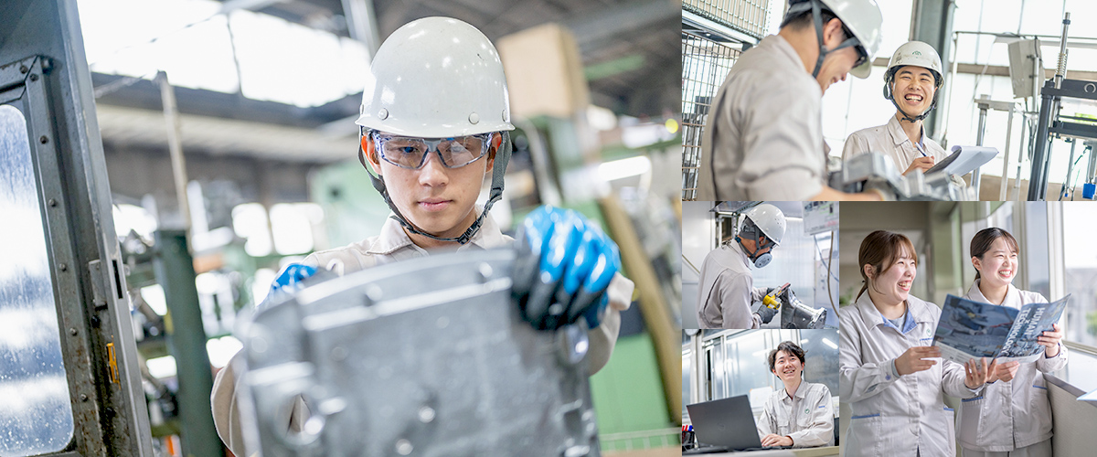 作業中のスタッフ